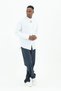 100% Cotton Judge Collar Men's White Muslin Shirt - 3