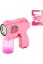 10 Holes Soap Bubble Gun Set Bubble Machine with 130 ml Bubble Solution for Bubble Party,PINK COLOUR - 2