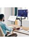 Premium Dual LCD Monitor Desk Mount Fully Adjustable Gas Spring Stand for Display up to 32", 17 - 8
