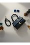 women's black hand and shoulder bag
