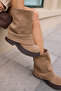 Gabri̇el Women's Mink Sand Real Suede Boots - 5