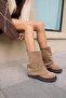 Gabri̇el Women's Mink Sand Real Suede Boots - 3