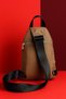 Women's Crinkle Fabric Crossbody Chest and Shoulder Bag with Headphone Jack - Body Bag - 5