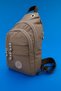 Women's Crinkle Fabric Crossbody Chest and Shoulder Bag with Headphone Jack - Body Bag - 4