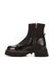 Pari̇s Series Women's Shiny Patent Leather Zippered Thick Sole Boots - 4