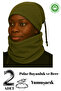 2-Piece Polar Khaki Beanie Neck Warmer Winter Thermal Insulated Soft Warm Quality Set - 2