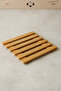 100% Natural Bamboo Trivet Heat Resistant Pot, Teapot Serving Mat Decorative Pallet Presentation Tray - 4