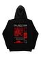Lenithra Evangelion Back Printed Unisex Oversize Black Hoodie - 5