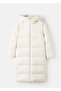 Long Quilted Anorak with a Hood - 3