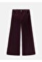 Wide Leg Velvet Jeans - 3