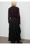 Asymmetric Collar Jewel Button Sweater - 4