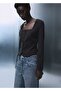 Wide Leg Jeans with Rhinestones - 8