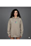 Lenithra Dope Back Printed Unisex Oversize Beige Hoodie - 4