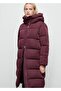 Long Quilted Anorak with a Hood