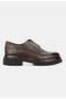 Men's Brown Genuine Natural Leather Size 39-46 Lace-Up Oxford Shoes - 4