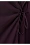 High Collar Double Breasted Dress - 6