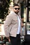 New Season Water and Cold Resistant Classic Collar Quilted Winter Men's Jacket Coat - 3