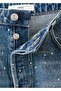 Wide Leg Jeans with Rhinestones - 6