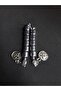 Silver Color Round Hematite Stone Style Zaza Prayer Beads - 3