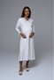 Women's Ecru Lace Detailed Special Design Cotton Maternity Pajamas Nightgown Set of 2 - 8