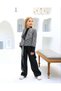 Girl's 4-Piece Set with Houndstooth Leather Jacket - 7