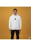 Lenithra Jazz Club Back Printed Unisex Oversize White Hoodie - 2