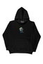 Lenithra Jazz Club Back Printed Unisex Oversize Black Hoodie - 6