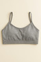 Women's 3-Pack Padded Sports Bra with String Straps Half Tank Top - 3