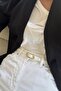 Marta Gold Buckle Women's Belt