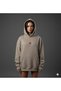 Lenithra Lip and Thorn Back Printed Unisex Oversize Beige Hoodie - 4