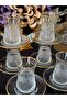 6 Personality Crystal Hand-Cut Gold Gilt Tea Set (Model2) - 6