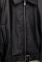 New Season Oversize Bomber Women's Leather Jacket - 2