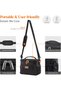 Thermal Meal Holder 9L, Portable Mini Cooler Bag, Waterproof Work Lunch Bags for Men and Women, Thermal Lunch Box for Beach, Picnic, Travel, Black - 6