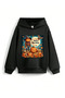 Halloween - Halloween Printed, Hooded Children's Sweatshirt, 3-Ply Sharded