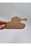 15 Pieces Cute Tank Wooden Painting School DIY Activity Activity Art 15 cm X 9 cm - 2