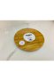 Bamboo 360 Degree Rotating Round Luxury Serving Presentation Plate Pizza Cheese Presentation Board - 3