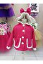 Pink Chanel Fabric Hooded Girl's Coat