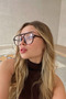 Optical Compatible Blue Light Protected Leopard Frame Lenses Replaceable Glasses Blue Block - 2