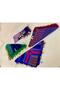 Karadeni̇z Regional Keşan, Scarf, Shawl, Wrap, Writing, Scarf, 4-Piece Colorful Set - 4