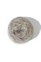 2 Layers of White Angora, 1 Layer of Brown Viscose with Gold Glitter Wrapped Around It, Knitting Yarn (500 Gr.) - 3