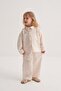 Unisex Children's Draped Cotton Shirt Bone - 3