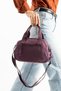 Soft Textured Ultra-Lightweight, Waterproof Polyamide Fabric Shoulder and Arm Bag Purple Model: (571-13-14H) - 4