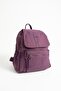 Soft Textured Ultra-Lightweight, Flexible and Waterproof Polyamide Fabric Backpack Purple Model: (571-13-14B) - 4