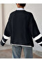 SIDE BUTTONED OVERSIZED SWEATER - 5