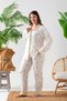 Long Sleeve Shirt Collar Women Pinterest Pajama Set - Seasonal Women's Pajamas- Plus Size - 6