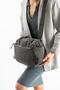 Soft Textured Ultra-Lightweight, Waterproof Polyamide Fabric Shoulder and Arm Bag Gray Model: (571-13-14g) - 3