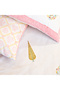 Heritage Block Print 100% Cotton Percale Bedsheet with 2 Pillowcases