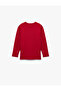 Cotton Long Sleeve Crew Neck Ataturk Printed T-Shirt - 2