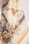 Rhapsody - Ecru - 100% Silk Twill Scarf - 90X90 cm - 5