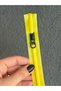 20X2 cm Silicone Hidden Zipper Yellow